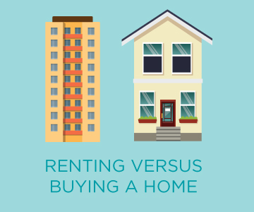 Renting Versus Buying a Home (Infographic)